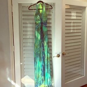 PRICE REDUCED Tropical Evening Gown Size 2